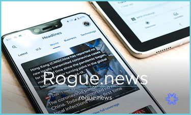 Rogue.news - Creative brandable domain for sale