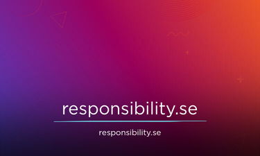 Responsibility.se - Creative brandable domain for sale