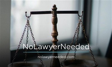 NoLawyerNeeded.com - Creative brandable domain for sale