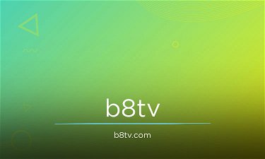 B8TV.com - Creative brandable domain for sale