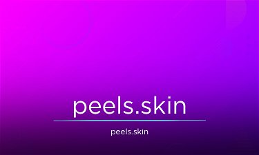 Peels.skin - Creative brandable domain for sale