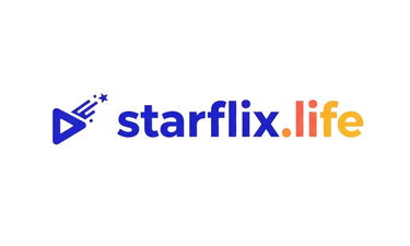 StarFlix.life - Creative brandable domain for sale