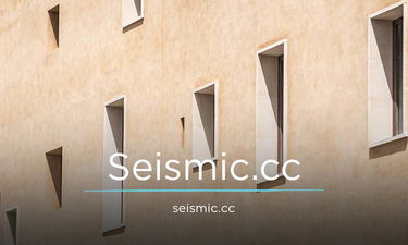 Seismic.cc - Creative brandable domain for sale