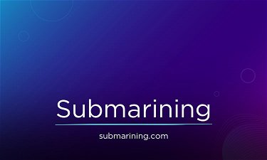 Submarining.com - Creative brandable domain for sale