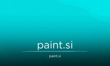 Paint.si - Creative brandable domain for sale