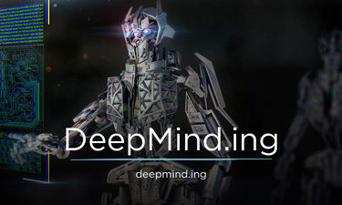 DeepMind.ing - Creative brandable domain for sale