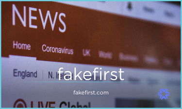 FakeFirst.com - Creative brandable domain for sale