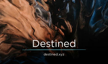 Destined.xyz - Creative brandable domain for sale