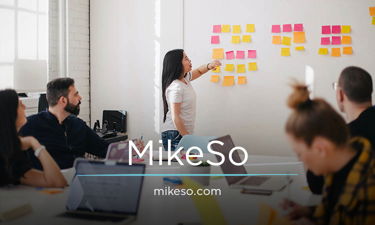 MikeSo.com - Creative brandable domain for sale