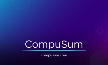 CompuSum.com - Creative brandable domain for sale