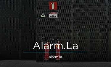 Alarm.La - Creative brandable domain for sale