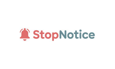StopNotice.com - Creative brandable domain for sale