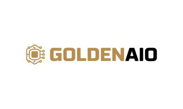 GoldenAIO.com - Creative brandable domain for sale