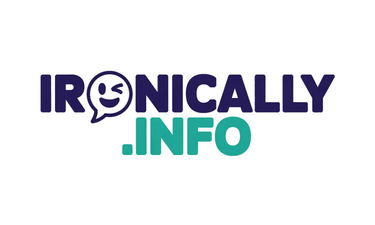 Ironically.info - Creative brandable domain for sale