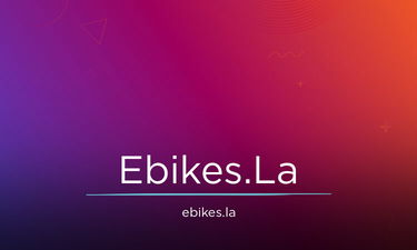 Ebikes.La - Creative brandable domain for sale