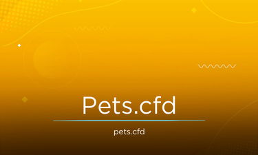 Pets.cfd - Creative brandable domain for sale