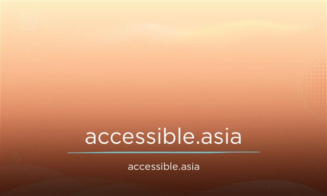Accessible.asia