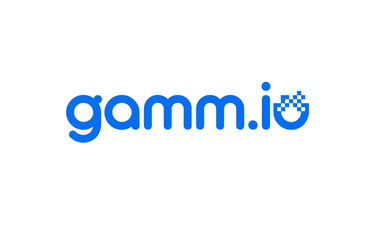 Gamm.io - Creative brandable domain for sale