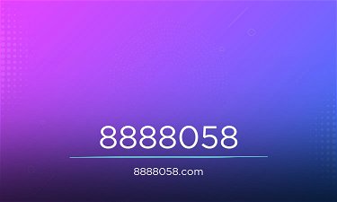 8888058.com - Creative brandable domain for sale