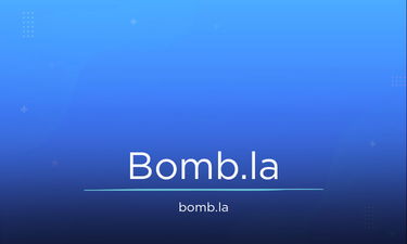 Bomb.la - Creative brandable domain for sale