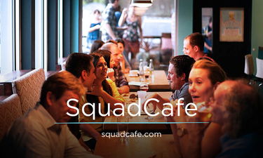 SquadCafe.com - Creative brandable domain for sale