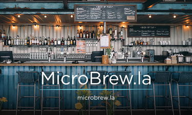 MicroBrew.la - Creative brandable domain for sale