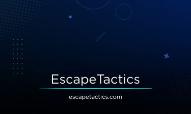EscapeTactics.com - Creative brandable domain for sale