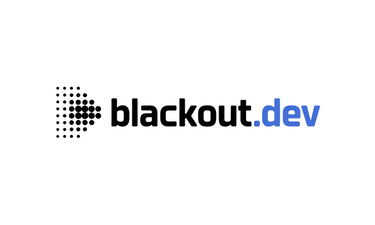 Blackout.dev - Creative brandable domain for sale