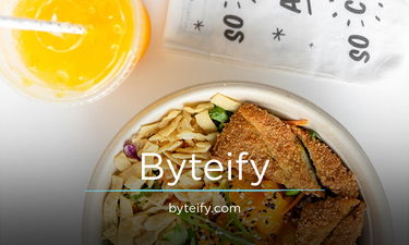Byteify.com - Creative brandable domain for sale