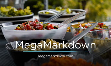 MegaMarkdown.com - Creative brandable domain for sale