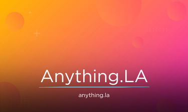 Anything.LA - Creative brandable domain for sale