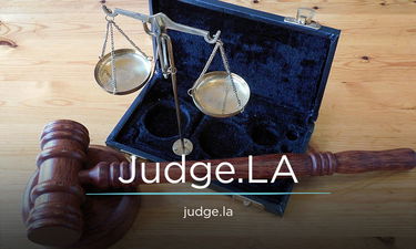 Judge.LA - Creative brandable domain for sale