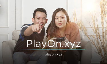 PlayOn.xyz - Creative brandable domain for sale