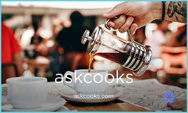 AskCooks.com - Creative brandable domain for sale
