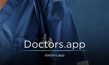 Doctors.app - Creative brandable domain for sale