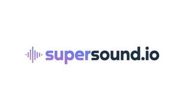 SuperSound.io - Creative brandable domain for sale
