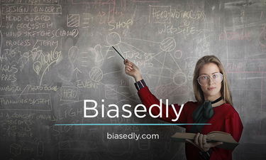 Biasedly.com - Creative brandable domain for sale