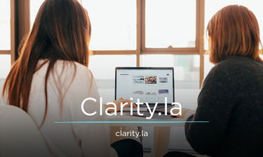 Clarity.la - Creative brandable domain for sale