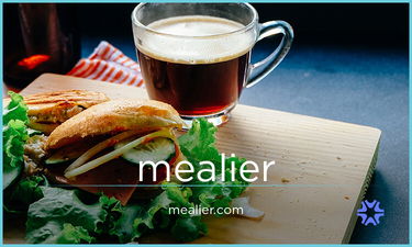 Mealier.com - Creative brandable domain for sale