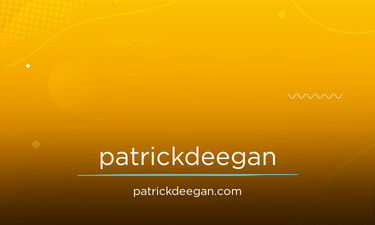 PatrickDeegan.com - Creative brandable domain for sale