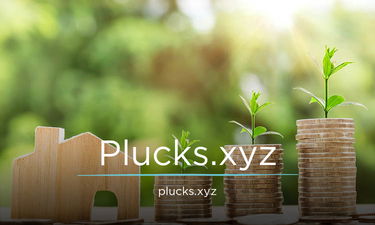 Plucks.xyz - Creative brandable domain for sale
