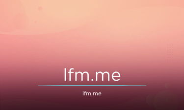 LFM.me - Creative brandable domain for sale