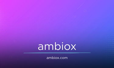 Ambiox.com - Creative brandable domain for sale