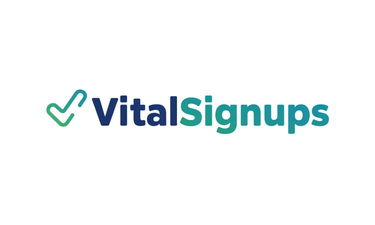 VitalSignups.com - Creative brandable domain for sale