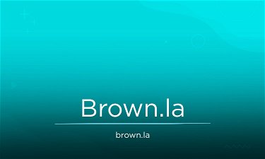 Brown.la - Creative brandable domain for sale