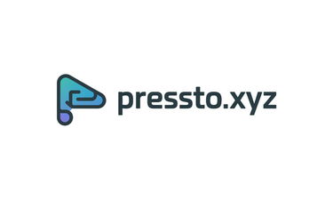 Pressto.xyz - Creative brandable domain for sale