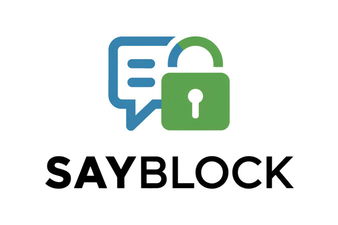 SayBlock.com - Creative brandable domain for sale