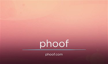 Phoof.com - Creative brandable domain for sale