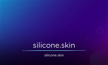 Silicone.skin - Creative brandable domain for sale