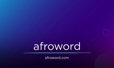 AfroWord.com - Creative brandable domain for sale